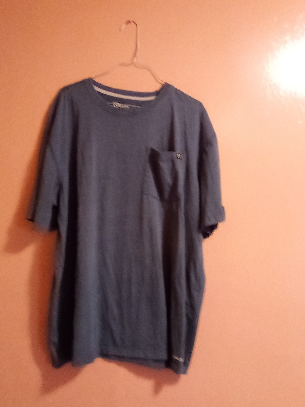 Men's Pocket Crew Neck T-Shirt - Blue ( Bag C )
